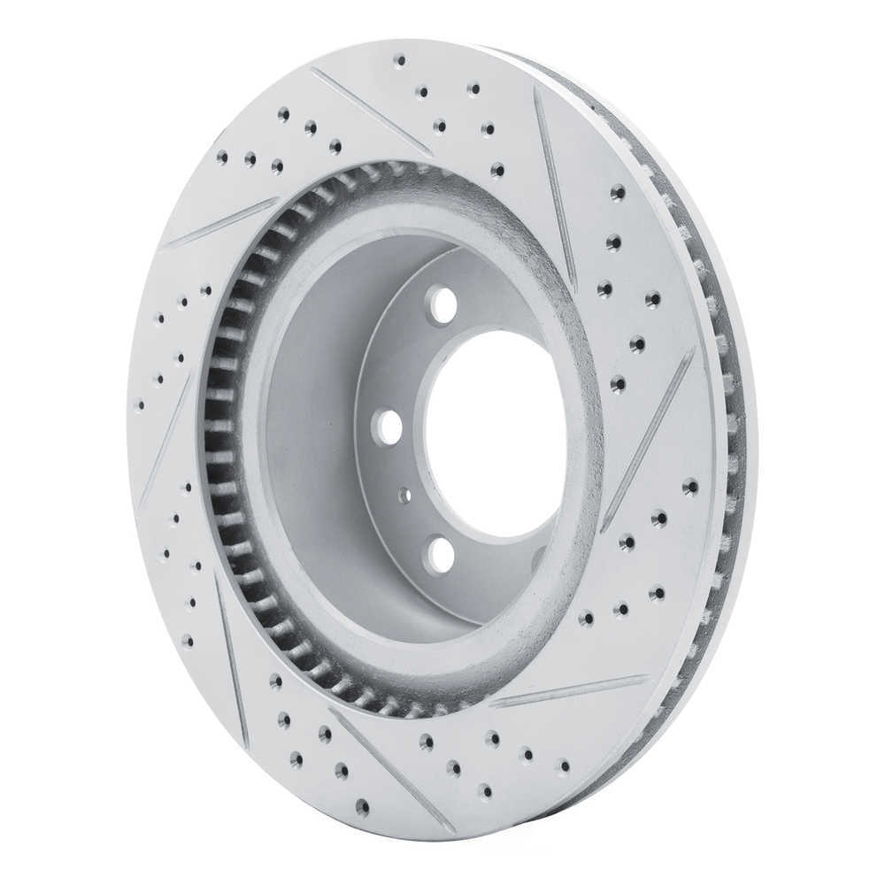 Dynamic Friction Company 830-76162L DFC Geoperformance Rotor - Drilled and Slotted