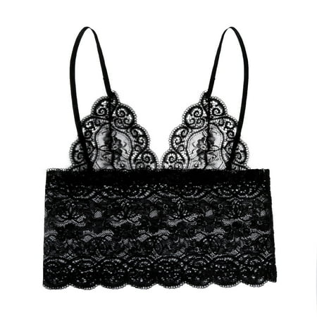 

Strapless Bras for Women Tummy Control Shapewear Women V Neck Lace Elegant Stain Pajamas Bowknot Tops Pajamas Womens Sports Bras Thermal Underwear for Women on Sales Black L