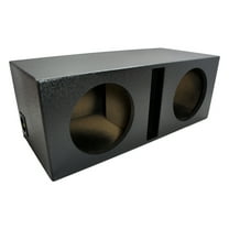 Rhino Blinds Dual 12" Vented Subwoofer Enclosure, MDF & Water-Resistant