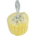thumbnail image 3 of 6 Pieces Corn Holders Stainless Steel Corn Holders Corn on The Cob Skewers Corn Cob Holders Corn Fork BBQ Sweet Corn Fruit Fork for Home Cooking and BBQ, Silver, 3 of 4