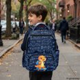 thumbnail image 6 of Chririnla Breathable Padded Adjustable Straps School Bag for Daily Commute Outdoor, 600D Polyester Lightweight Bookbag, Math Dinosaur Print, 6 of 9