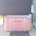 thumbnail image 2 of Juego de bañera portátil plegable multifuncional espesante bañera de hidromasaje para el hogar salón tipo 2 respaldo de bañera asiento bomba infladora, 2 of 5
