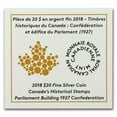 thumbnail image 4 of 2018 Canada 1 oz Ag $20 Historical Stamps: Parliament Building, 4 of 4
