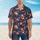 thumbnail image 2 of Fotbe Cute Foxes Camisa Hawaiana para Hombre Unisex – Camisa Casual de Verano con Botones de Manga Corta de Algodón y Lino,XX-Large, 2 of 7