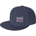 thumbnail image 2 of Tonight We Ride Hat Fashion Trucker Hat Flat Brim Baseball Caps, 2 of 9