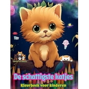 De schattigste katjes - Kleurboek voor kinderen - Creatieve en grappige scnes van lachende katten: Charmante tekeningen die creativiteit en plezier voor kinderen stimuleren (Hardcover)