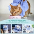 thumbnail image 3 of Cat Recovery Collar, Soft Adjustable Cat Cone, Cat Elizabethan Collar Cat Neck Protective Collar Neck Collar After Surgery for Cats Kitten Prevent from Licking Wounds(M), 3 of 7