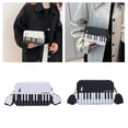 thumbnail image 2 of Ladies Stylish Piano Note Handbag Shoulder Purse PU Leather Crossbody Bag For Music Lover And Fashion Enthusiasts, 2 of 2