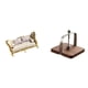 thumbnail image 1 of Sofá De Madera En Miniatura Y Dispensador De Pañuelos/porta Servilletas Para Casa De Muñecas, Juguetes DIY, Escena De La Vida Cotidiana, Cocina, Oficina, Mesa De Comedor, Decoración Del, 1 of 8