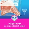 thumbnail image 3 of Ziploc® Brand Slider Freezer Bags with Power Shield Technology, Quart, 25 Count, 3 of 12