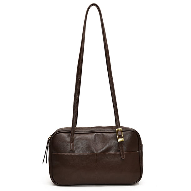 Bolso Hombro para Mujer Con Boston Tote Bag Cuero PU El (café)
