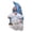 A, variant on Beach Themed Garden Gnome Statue with Seashell Accents, Decorative Resin Figurine for Outdoor and Indoor Decor, Sandcastle Design