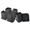 thumbnail image 3 of Furniture Risers Square Furniture Leg Extenders Home Bedding Sofa Desk Table Bed 6Pcs, 3 of 7