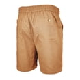 thumbnail image 6 of Shorts for Men Casual Drawstring Elastic Waist Solid Color Pockets Sweat Shorts Breathable Cotton Shorts Lightweight Summer Beach Daily Wear, 6 of 6
