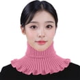 thumbnail image 2 of Helii Women's Double Layer Thickened Knitted Neck Collar - Warm All-Season Scarf for Winter, Spring, Fall, 2 of 4