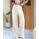 thumbnail image 5 of Pantalón Deportivo de Cintura Alta y Pierna Recta para Mujer, Cómodo Interior, Cordón Ajustable, Bolsillo para Hacer Ejercicio M, 5 of 9
