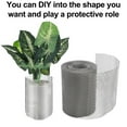 thumbnail image 2 of Mosiee 6.1M Mesh Aluminum Gutter Guard Covers Anti-Falling Net Screen Protection For Diy Cutting Leaf Rain Garden Eaves Net Shield, 2 of 9