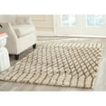 thumbnail image 3 of New Rug Collections CSB860A-6SQ-Color:Ivory/Grey,Design:Shag & Flokati,Shape:Square,Size:6'L x 6'W, 3 of 6