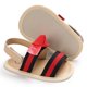 thumbnail image 4 of Walker Zapatos De Cuna Para Bebés Recién Nacidos De Bebé Princesa Flor Arco Suela De Algodón Primer Caminante Zapatillas De Deporte 0-18 Meses, 4 of 4