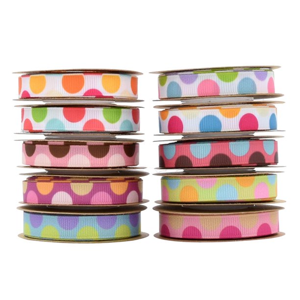 Cateissary Grosgrain Ribbons Ribbed Ribbon Rolls for Invitations Cards Tela de costura y artesanía
