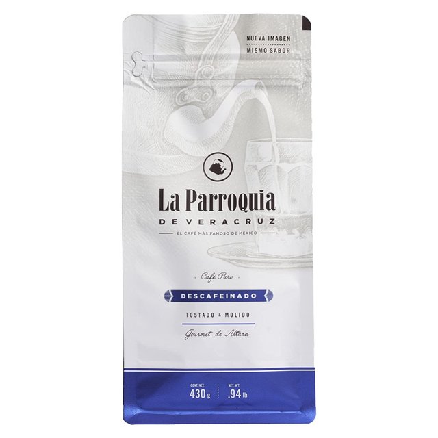 Café Molido Descafeinado de 430 gr La Parroquia de Veracruz Café Tostado