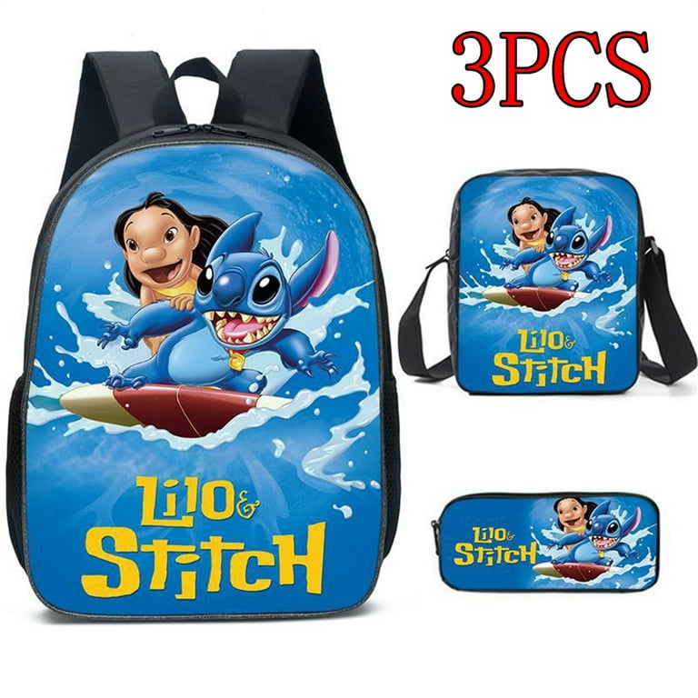 Disney Parks Stitch Glittery Pencil Case or Make-Up Cosmetics Bag Lilo &  Stitch
