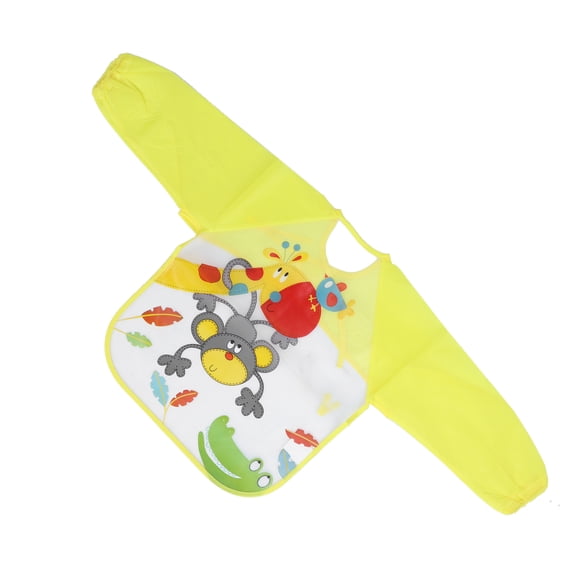Mono de alimentación para niños pequeños, babero de manga larga para bebé, delantal de pintura para niños, Baberos de manga larga adaptados para la perfección