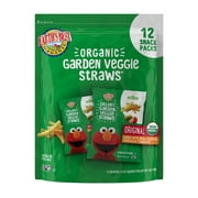 Earth's Best Sesame Street Baby Snack Organic Original Garden Veggie Straws, 0.5 oz Bag (12 Count)