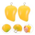 thumbnail image 2 of 10Pcs Small Mango Pendants Jewelry Making Fruits Charms 3D Mango Charms Earring DIY Charms, 2 of 8
