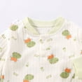 thumbnail image 6 of JUMEYU Baby Jumpsuit Newborn Baby Boys Gentleman Knit Romper Long Sleeve Jumpsuit with Hat Infant Cute Fall Winter Clothes 0 3 6 9 12 18 24 Months (Light Green,6-9 Months), 6 of 7