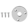 thumbnail image 2 of Guitar Jack Socket Plate,  Look, Easy To Install Guitar Jack Socket Plate With Mounting Screws For Bass, Ukulele, Banjo, Mandolin, 2 of 8