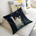 thumbnail image 5 of cat grass starslinen throw pillowcase decoration pillowcase gifting preferred 24x24 inch cushion cover 2 sets sofa pillowcase sofa bedroom living room car, 5 of 8