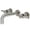 Brushed Nickel, variant on Kingston Brass KS8128DL Concord Double-Handle 3-Hole Wall Mount Bathroom Faucet in Brushed Nickel
