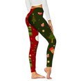 thumbnail image 1 of FASHIONWT Women Chrsitmas Cute Graphic Gym Jeggings Skinny Stretchy Leggings, 1 of 4