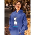 thumbnail image 2 of No Drama Llamacorn Hoodie Women -SPIdeals Designs, Female 5X-Large, 2 of 4