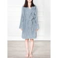 thumbnail image 2 of PAVILIA Women Hooded Short Robe | Lightweight Fleece Soft Warm Bathrobe for Sleepwear Shower Spa | Cute Knee Length Summer Robe for Female Ladies Girls, 2 of 9
