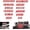 Red, variant on 12 Pack of Magnetic Toolbox Labels, 3D Printed Toolbox Drawer Tags Magnetic Tool Box Labels, Easy to Read Printing, Quick Identifying Tool Box Drawers (Red)