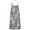 Pioneer Flower Floral-2, variant on Pioneer Flower Floral Print Pattern Apron-Garden Aprons for Women with Pockets-Cotton Linen Waterproof Kitchen Cooking Gardening Aprons Adjustable for Kitchen,Cooking,BBQ and Salon 33x27 Inch