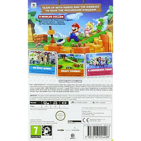 Mario + Rabbids Kingdom Battle (Nintendo Switch, 2017)