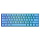 thumbnail image 1 of Teclado Gamer GK61  61 Teclas RGB LED Programable -Celeste, 1 of 2