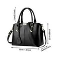 thumbnail image 2 of Women Fashion Purses and Handbags Shoulder Tote Bags Top Handle Satchel for Women,Versatile Canvas Shoulder Bag with Zipper, Big Capacity Handbag for Work, Travel, Shopping & Daily Use(Hot Pink), 2 of 3