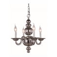 thumbnail image 1 of Elegant Lighting Champlain 18" 4 Light Chandelier in Silver, 1 of 1