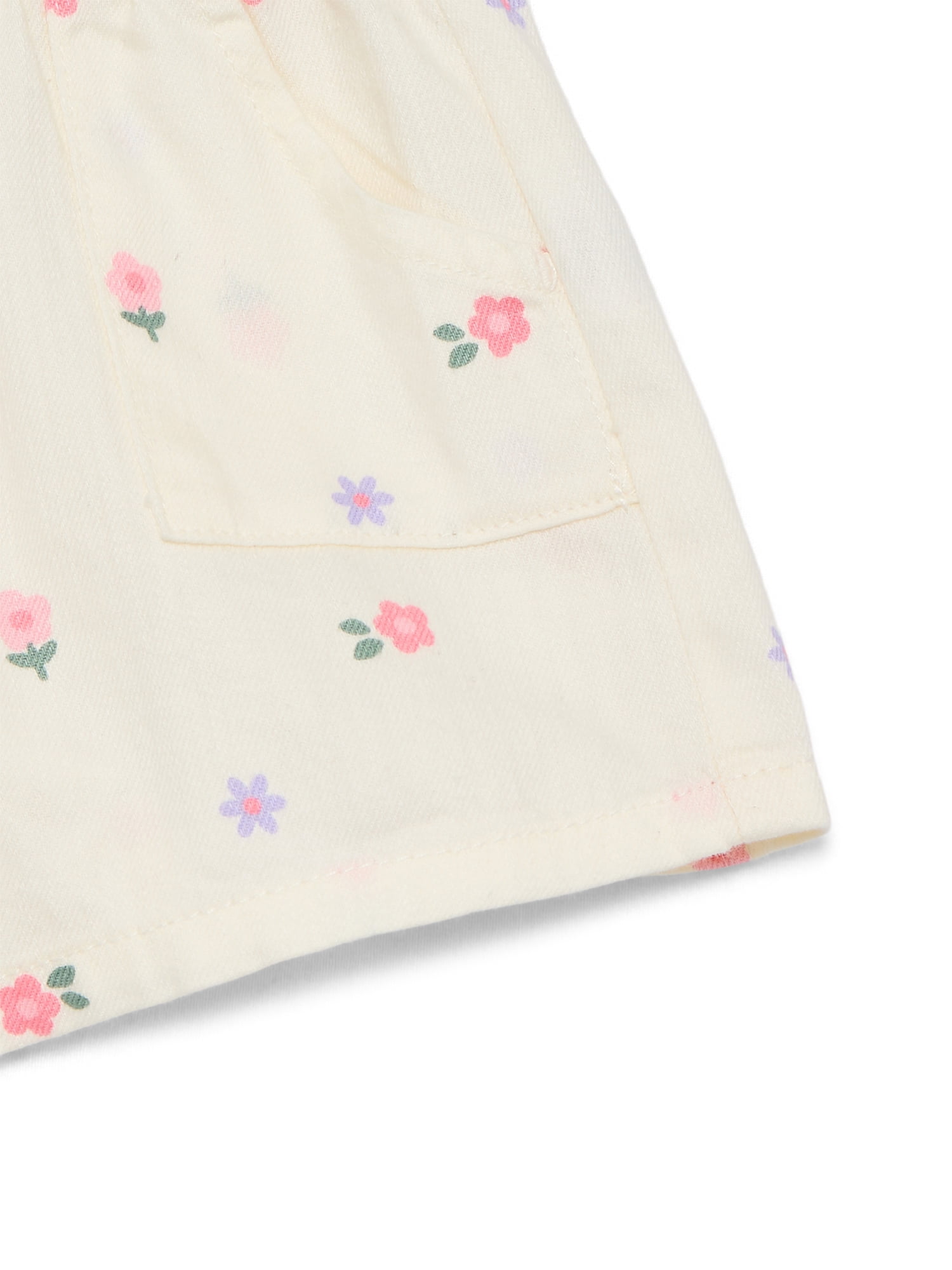 Wonder Nation Baby Girl Woven Shorts, Sizes 0-24 Months