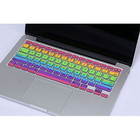Mosiso Protective Silicone Keyboard Cover for 2009 -2015 Year Macbook Pro 13/15 Inch Older MacBook Air 13 Inch (A1466/A1369, (Best Silicone Keyboard Cover Macbook Pro)
