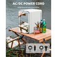 thumbnail image 6 of ADVWIN 20L Skincare Fridge with Mirror & LED Lighting, 3-Mode Dimmable, Cooler & Warmer with Drip Tray, Bedroom, Vanity, Car & Home Use, 6 of 9