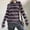 Red, variant on Basic T Shirts for Women Spring Summer Casual Tees Loose Long Sleeve Crewneck Striped Tops