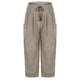thumbnail image 1 of Pantalones largos para hombre, moda informal, color liso, con bolsillos, con cordón, de pana, de poliéster., 1 of 4