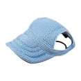 thumbnail image 6 of Breathable Pet Hat with Ear Holes - Adjustable Mesh - Baseball Hat for Small Dogs and Cats, 6 of 8