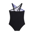 thumbnail image 4 of GYRATEDREAM Girl's One Piece Color Block Swimsuit Cute Cut Out Monokini Swimsuit Kids Bathing Suit Swimwear, 5-6 Years, 4 of 4