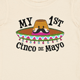 thumbnail image 4 of Inktastic My First Cinco De Mayo Sombrero and Mustache Boys or Girls Baby T-Shirt, 4 of 5
